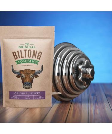 The Original Biltong Company Original Dro wors- Traditional South African Meat Snack, High in Protein - 250g Pack - Buy Online on GoSupps.com