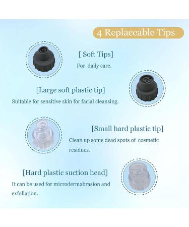 USB Rechargeable Blackhead Vacuum Pore Cleaner | Facial Cleansing Machine with Moisturizing Bubble Cleanser | 3-Speed Modes & 4 Probes - Buy Online on GoSupps.com