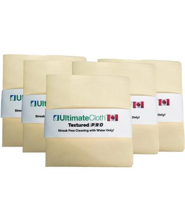 UltimateCloth Ultimate Cloth PRO-Streak Free with Water only-100% MiraFiber (5) Yellow