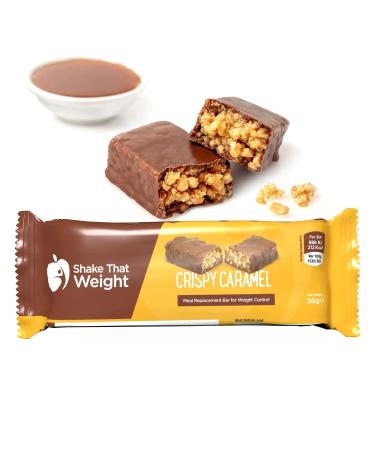 Crispy Caramel High Protein Meal Replacement Diet Bar - Shake That Weight Crispy Caramel 1 count (Pack of 1)