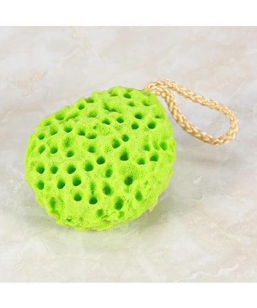 Qukaim Soft Bath Sponge Beauty Soft Sponge Shower Spa Exfoliator Bath Ball Green for Washing and Cleansing - Buy Online on GoSupps.com