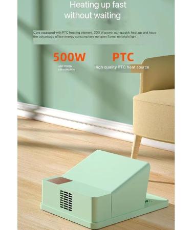 Caulo Foot Massager with Heat - Heated Kneading Foot Warmer | Gift for Men Women Mom Dad - Cozy Green Comfort - Buy Online on GoSupps.com