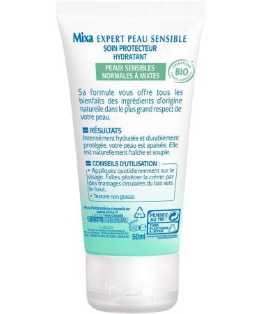 Mixa BIO - Moisturizing Protective Care - Sensitive Skin - 50 ml - Buy Online on GoSupps.com
