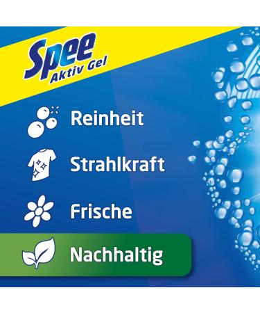 Buy Spee Active Gel Universal Detergent 4+1 88 Wash Loads Eco-Friendly Liquid with Purity & Freshness 990ml (4-Pack) for International Shipping - Buy Online on GoSupps.com