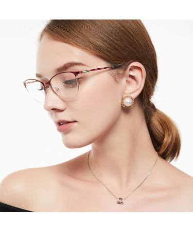 Stylish Purple Reading Glasses for Women | High-Quality +2.5 Fashion Readers | Comfortable and Great Reading Aid - Buy Online on GoSupps.com