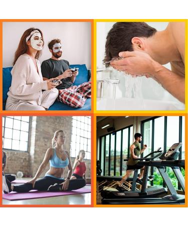Mens Non-Slip Sports Headbands - Set of 6 Metal Hair Bands for Outdoor Activities and Daily Wear - Buy Online on GoSupps.com