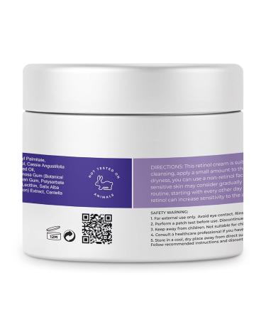 SKIN Retinol Cream - Anti-Aging Eye Face & Neck Moisturizer for Men & Women | Tightening Fine Lines & Wrinkles | 142g/5oz - Buy Online on GoSupps.com