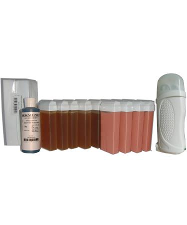 Storepil - Roll On Hair Removal Kit - 12 WAX Refills - HONEY + ROSE