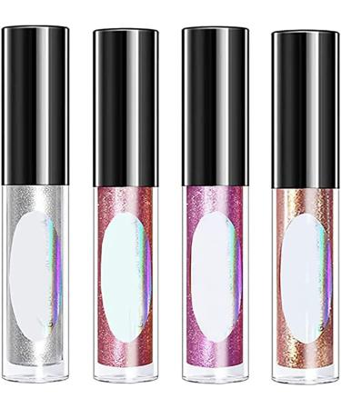 Mascara paillettes de diamant 4D mascara de couleur chatoyante mascara de diamant s chage rapide imperm able maquillage des yeux tincelants pour la f te du festival de musique sur sc ne