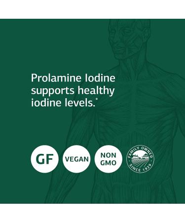 Standard Process Prolamine Iodine - Thyroid Support Supplement - 180 Tablets - Buy Online on GoSupps.com