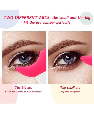 7pcs Silicone Mascara Eyelash Shield Applicator Guide Tool Set for Women - 3 in 1 Eyelash, Eyeshadow, Eyeliner Auxiliary Pads - Buy Online on GoSupps.com