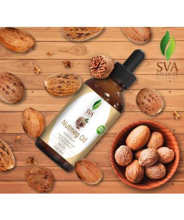 Nutmeg Essential Oil 1oz - Premium Therapeutic Grade, 100% Pure & Natural - for Skin, Aromatherapy, Hair Care - with Dropper - Buy Online on GoSupps.com
