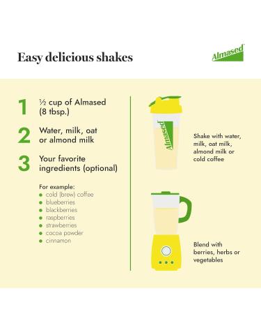 Almased Protein Powder GLP-1 Nutrition Support Supplement Meal Replacement Shake for Weight Loss high protein complete nutrition (Vanilla Flavor 3 Cans 17.6 oz ea + scoop + 700ml Shaker Bottle - Buy Online on GoSupps.com