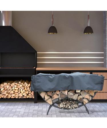 Montesy Upgrade Firewood Log Rack Cover 2100D Oxford Heavy Duty Waterproof Outdoor- For Cover For Protect Black - Buy Online on GoSupps.com