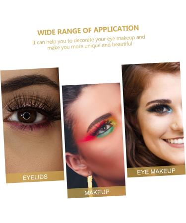 Ipetboom 12 Pairs Glitter powder double eyelid instant eyeliner stickers pipeline man Fake eyelashes eye line strip stickers applique water proof flash double sided shimmer - Buy Online on GoSupps.com