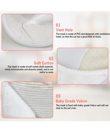 Adjustable Cat Muzzle for Bathing | Breathable Mesh & PVC Protection | Perfect Cat Care Accessory - Buy Online on GoSupps.com