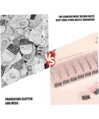 Daily Contact Lens Organizer - Clear Plastic Box with Lid | Dustproof 7-Grid Storage for Lenses & Small Items - Buy Online on GoSupps.com