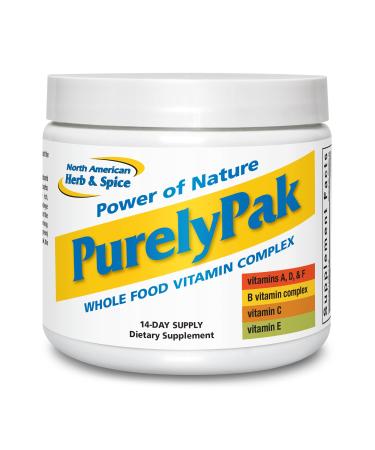 NORTH AMERICAN HERB & SPICE Purely Pak - Whole Food Vitamin Supplement Plan - Vitamin A B Complex C D E & Omega 3-6-9 - Easily Absorbable - Non-GMO - 14-Day Supply