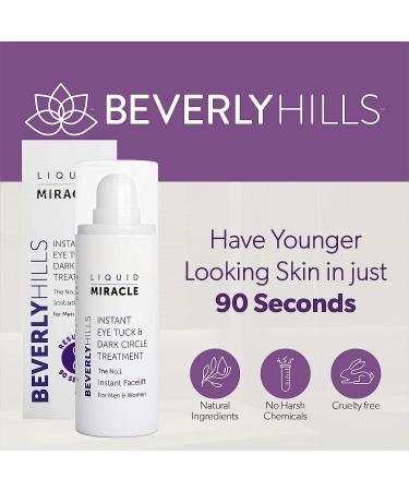 Beverly Hills Instant Facelift Anti Aging Eye Serum | Dark Circles, Puffy Eyes, Wrinkles, Under Eye Bags & Fine Lines Treatment | Crows Feet Reduction in 90 Seconds | 30mL (120 Days Supply) - Buy Online on GoSupps.com