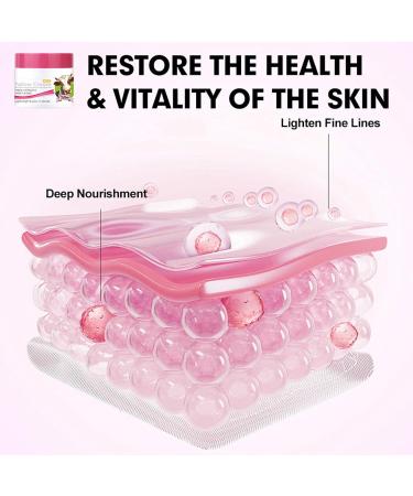 Moisturizing Tallow Cream for Face and Body Rose Deep Hydration Tallow Face Moisturizer with Hyaluronic Acid Nourishing Firming and Long-Lasting Hydration Cream for Soft and Smooth Skin 120ml - Buy Online on GoSupps.com