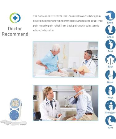 Buy TENS Unit Muscle Stimulator - 2020 Upgrade 3-in-1 EMS Pulse Massager | 32 Presets & Manual Modes for Pain Relief - International Shipping Available - Buy Online on GoSupps.com