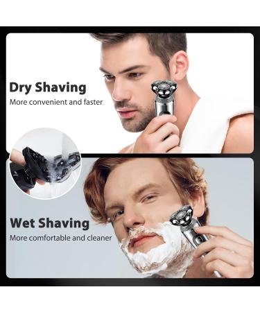 Electric Razor for Men 2-Speed Electric Shavers with LCD Display 90mins Waterproof Wet/Dry Shaving Time IPX6 Waterproof USB Rechargeable Child Lock Electric Razor Grooming Kit 4 in 1 - Buy Online on GoSupps.com