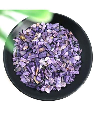 50g 7-9mm Natural Tumbled Charoite Quartz Crystal Stone SpecimenNatural Stones and MineralsStone Home Goods