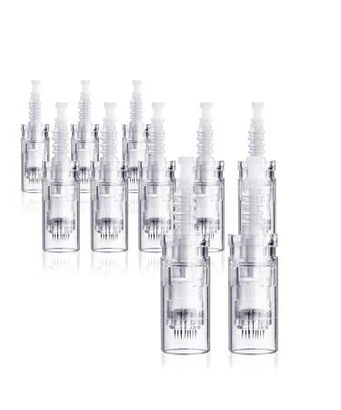 10 x 12 Pin Dermapen Needle Cartridges for M5 M7 N2 and E30 Dermapen (Only compatible with Dr Pen)