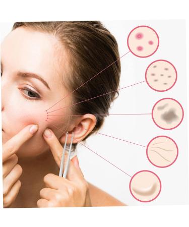 POPETPOP 1pc Clip Beauty Tweezers Facial Tool Comedone Extractor Tool Nose Hair Tweezers Blackhead Extractor Tool Pimple Tweezers Comedone Spoon Face Cosmetic Stainless Steel Popper 11.9X1cm - Buy Online on GoSupps.com
