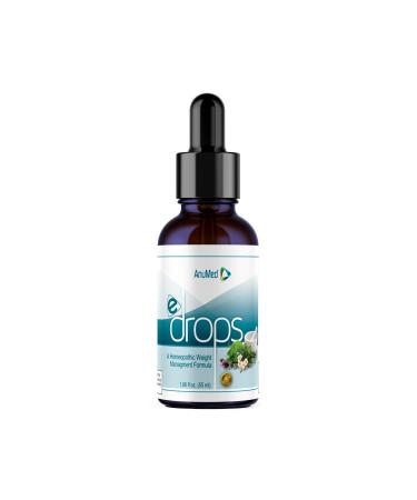 Anumed e-Drops Premium Fast Fat Burner | Metabolism & Energy Booster | Control Hunger | Super Fast Transformation | Healthy Weight Loss Drops | All Natural Vegan & Keto-Friendly for Women & Men (2oz)