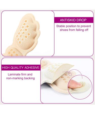 3 Pairs Upgraded Heel Cushion Inserts - Anti-Slip Grips & Comfortable Liners for Loose Shoes | Best High Heel Protectors for Women - Buy Online on GoSupps.com