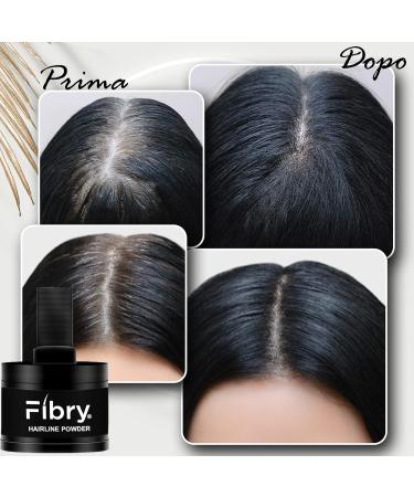 Fibry Hair volume powder regrowing concealer for hair grinding or fine hair Instant hair densifier natural ingredients Waterproof 4 g Dark Brown - Buy Online on GoSupps.com