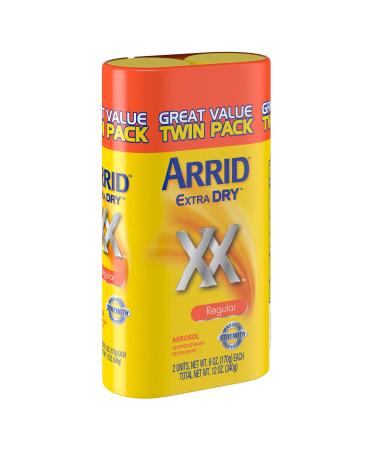 Arrid XX Extra Dry Antiperspirant Deodorant Regular Twin Pack - 2 x 6oz Cans - Buy Online on GoSupps.com