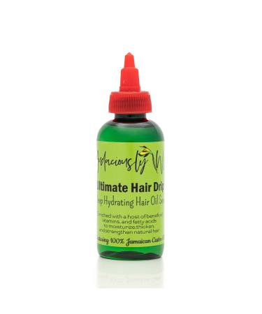 Audaciously WE Ultimate Hair Drip Deep Hydrating Hair Oil Serum - All-Natural 100% Jamaican Castor Oil & Key Essential Oils With Hair Strengthening Benefits- Prevents Hair Loss and Breakage - For All Hair Types