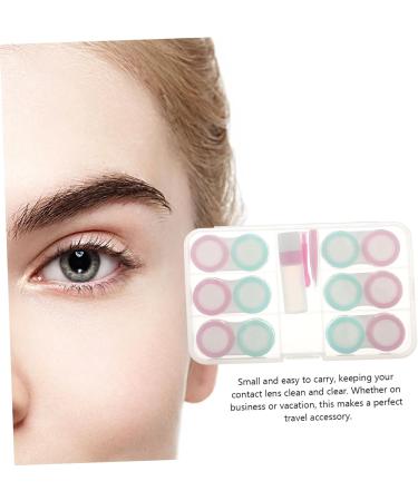 JECOMPRIS 6-Compartment Contact Lens Container Travel-Friendly Lens Organizer & Glasses Frame Storage | 3 Pack (16x10cm) - Perfect for Eye Care - Buy Online on GoSupps.com