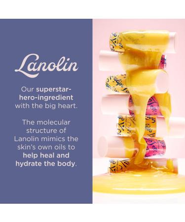 Lanolips Hydrating Lip Oil Duo Gift Set - Plumping Lip Gloss in Honey & Raspberry - Infused with Lanolin Oil Hyaluronic Acid & Vitamin E - Non-Sticky Glossy Finish (2 Pieces) - Buy Online on GoSupps.com