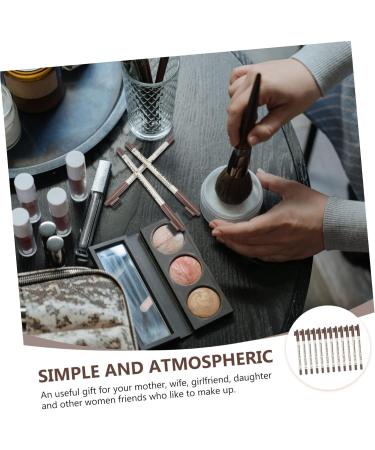 Mikinona 12pcs Eyebrow Pencil with Brush Eyebrow Pen Easy Coloring Brow Pencil Cosmetic Pencils Wood - Buy Online on GoSupps.com