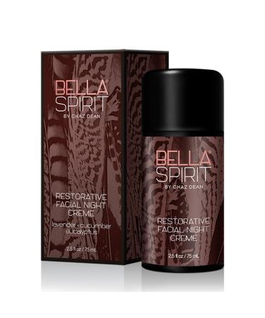 Bella Spirit by Chaz Dean Restorative Facial Night Creme - Hydrating Moisturizer Cream for Face Moisturizing Skin Care for Women & Men Helps Dry Skin Renewing Vitamin K - 2.5 oz
