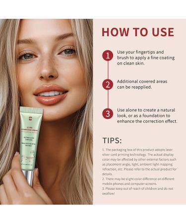 43 45 ml CC Cream for color correction full coverage foundation with SPF 25 tinted face cream improves skin tone and hydrates and longlasting moisturizing concealer - Buy Online on GoSupps.com