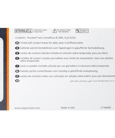 Buy Proclear Multifocal Toric XR Monthly Soft Lenses - D-Profile 6 Pack BC 8.80 mm DIA 14.40 ADD MED -5.25 Diopters | International Shipping Available - Buy Online on GoSupps.com