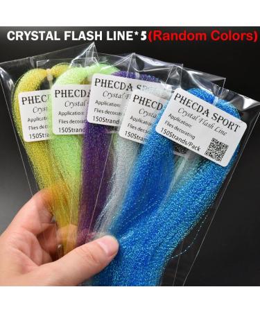 PHECDA PROFLY Fly Tying Materials Set - Feathers, Fur, Thread, Crystal Flash Line Hooks - Starter Kit - Buy Online on GoSupps.com