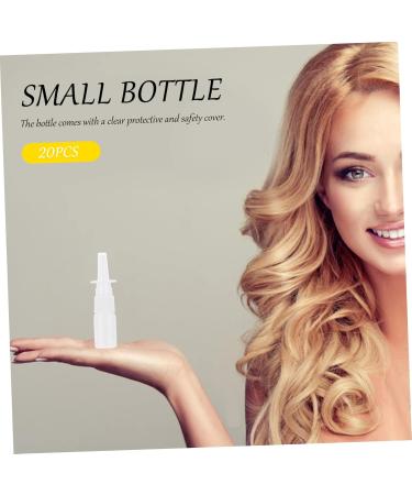 Didiseaon 10ml Bottle Collection - Set of 20 Empty Refillable Atomizers for Saline Water - Oils Medical and Travel Use Ideal for Skin Care and Hair Sprays Durable White - Buy Online on GoSupps.com