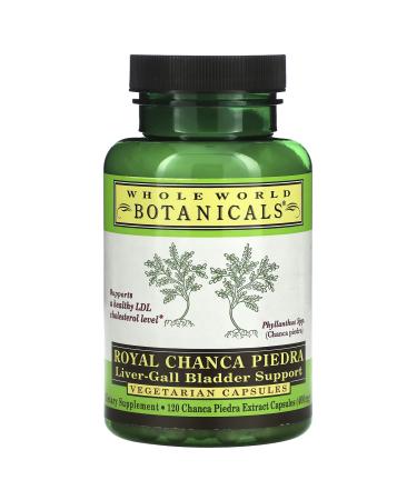 Whole World Botanicals Royal Chanca Piedra Liver-Gall Bladder Support 400 mg 120 Vegetarian Capsules