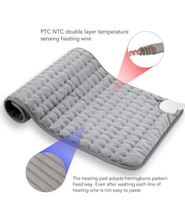 Heavenant Electric Heating Pillows - 6 Settings for Pain Relief | Winter Warmth for Back Neck Shoulder Abdominal & Leg - 60 x 30 cm - Buy Online on GoSupps.com