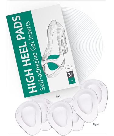 Metatarsal Pads Ball of Foot Cushion 3 Pairs - Gel Inserts for High Heels - Pain Prevention Shoe Insoles for Men and Women - Buy Online on GoSupps.com
