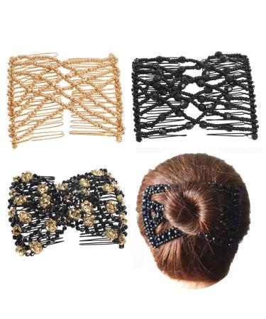 Buy Besbomig 5-Piece Pearl Hair Clip Set | Stretchable Hair Combs & Clinging Pins for Women & Girls | Stylish Hair Accessories - Buy Online on GoSupps.com