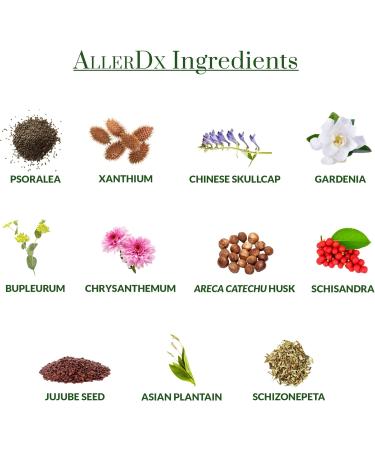 AllerDx Herbal Seasonal Support - Non-Drowsy Plant-Based Respiratory Relief - Vegan 144 Capsules - Fast-Acting Allergy Aid - Buy Online on GoSupps.com