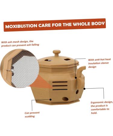 Homsfou 2-Pack Moxibustion Jazz Shoes | Portable Moxa Massage Tools & Ceramic Straps for Cervical Spine Relief - Buy Online on GoSupps.com