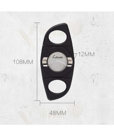 Classic Cigar Cutter Accessories Stainless Steel Portable Lightweight Cigar Scissors 28MM Large Caliber with Gift Box black - Buy Online on GoSupps.com