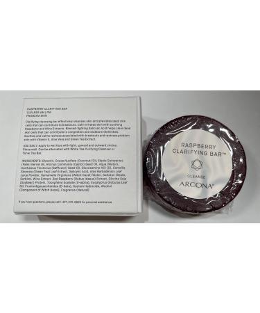 ARCONA Raspberry Clarifying Bar - Salicylic Acid, Vitamin E, Aloe Vera - 4oz USA Made - Buy Online on GoSupps.com